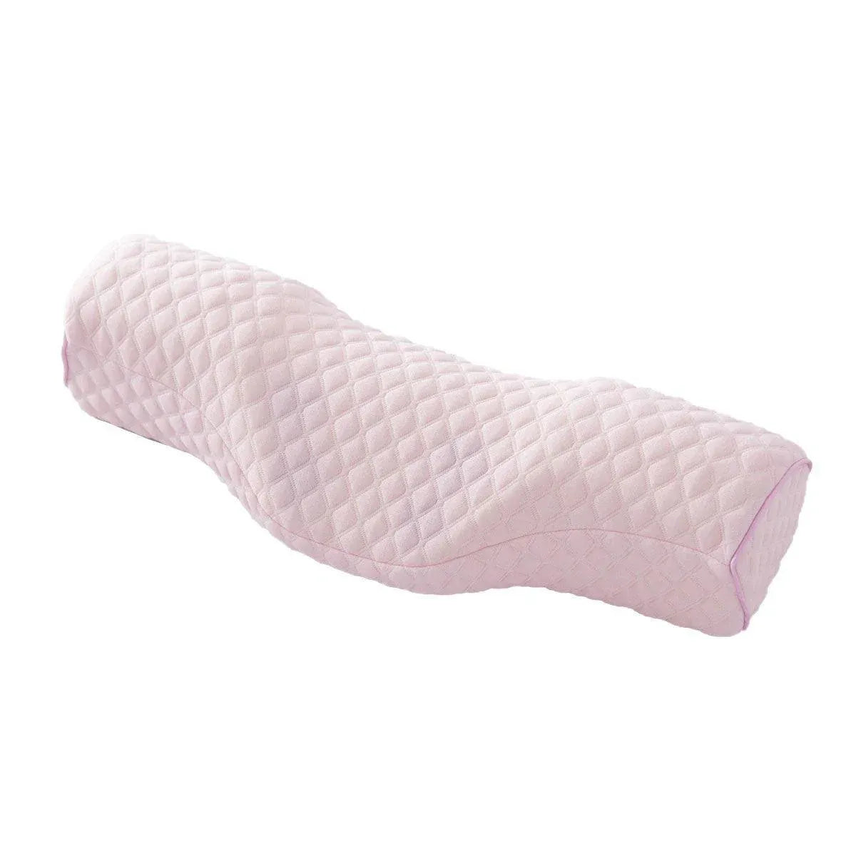 Orthopedic Memory Foam Cervical Neck Pillow for Sleep Support Slow Rebound - Pink